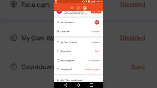 LG Aristo Mobizen Screen Recorder