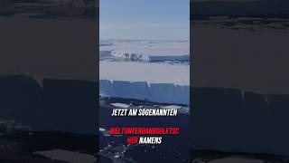 Der Thwaites Gletscher bricht langsam auseinander! 😱 #antarktis #gletscher #meeresspiegel
