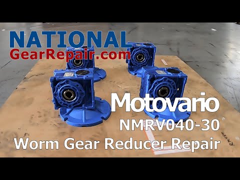 Motovario NMRV040-30 Worm Gear Reducer Repair - YouTube