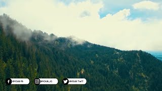 Simple social media lower third - after effect template + green screen footage