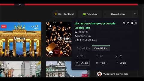 Editing Nomadlist with CSS Scan Pro Visual Editor (Test)