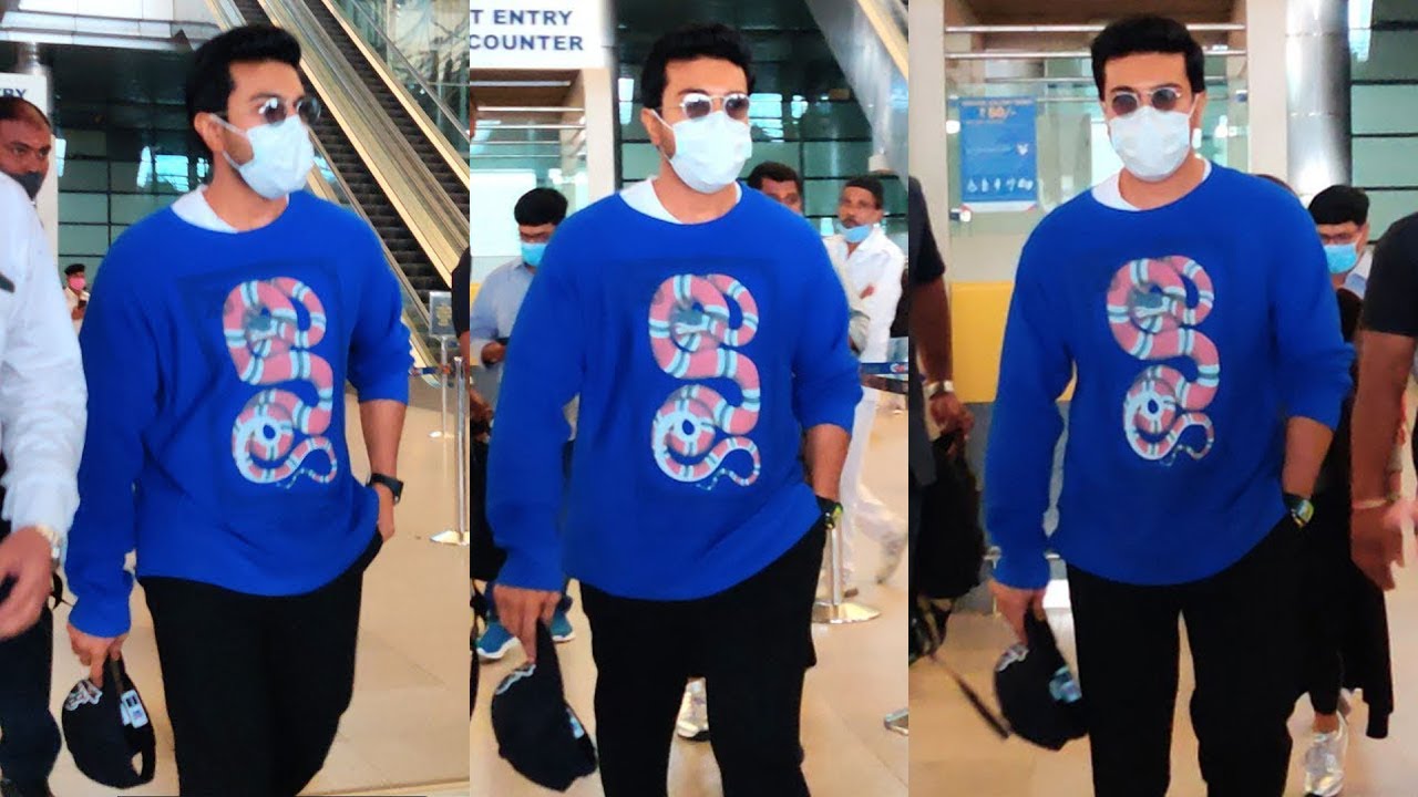 Ram Charan Exclusive Visuals In RC15 Look At Airport | RRR | Life Andhra Tv