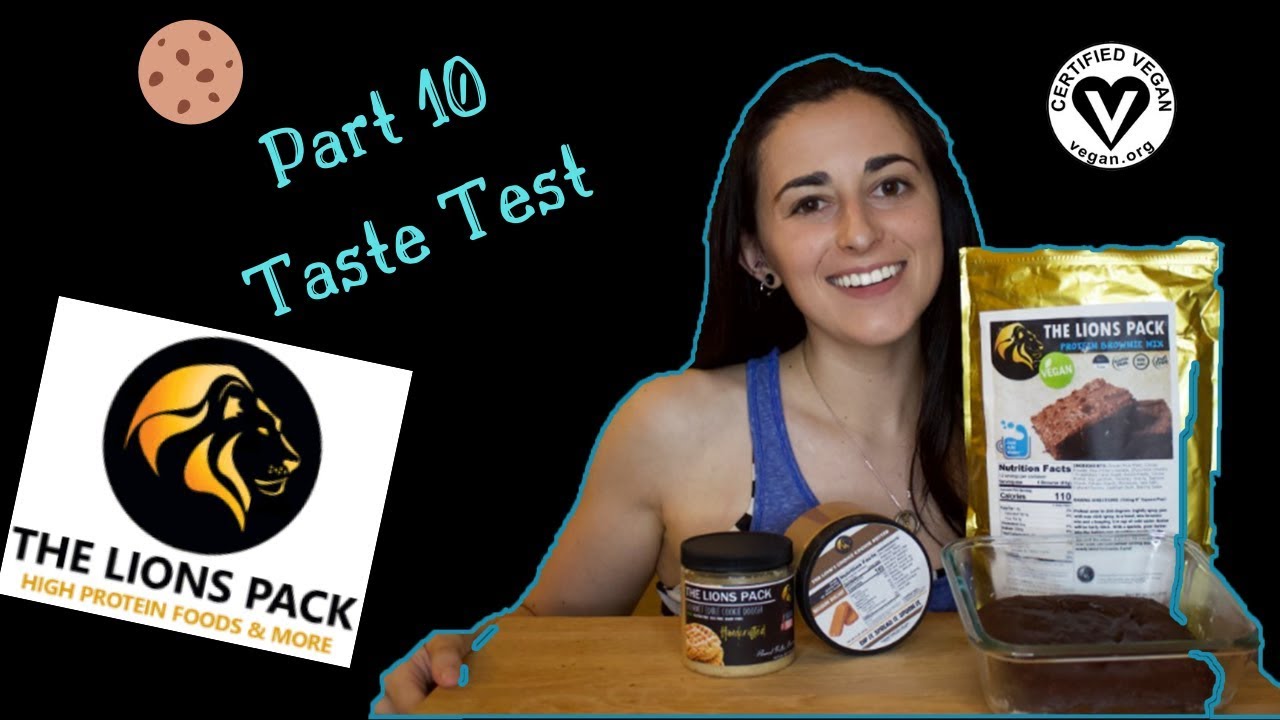 The lions Pack VEGAN Taste Test | Part 10 - YouTube