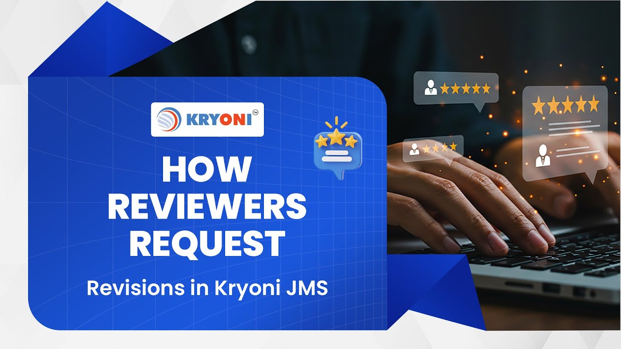 How Reviewers Request Revisions in Kryoni JMS | Peer Review Workflow Explained