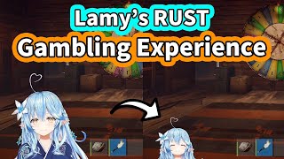 Lamy's first time Gambling in RUST teaches her important life lessons [ENG Subbed Hololive]