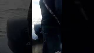 لحضة وصول حراڨة من شلغوم العيد الى سواحل ايطاليا