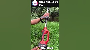 Trợ thủ số 1 cho nhà vườn – Máy cắt cỏ chạy pin thế hệ mới#nongdan#nongnghiep#shortvideo#farming