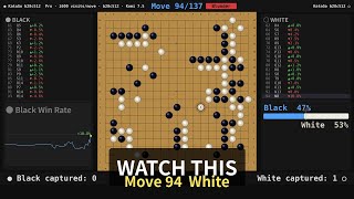 KataGo Missed H14 — Then the Top Group Died screenshot 5