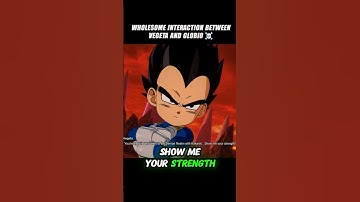 Wholesome Interaction Between Vegeta Daima And Glorio 🤯 #crashout #vegeta #sparkingzero #dbz