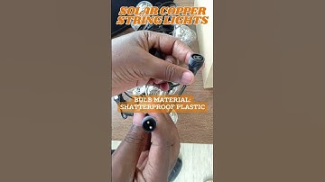 SOLAR G40 COPPER STRING LIGHTS, WARM WHITE