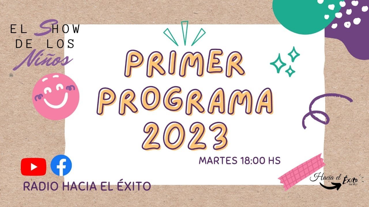 El Show de los Niños: Primer Programa 2023- 03/01/2023 - YouTube