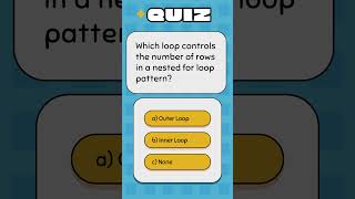 nested for loop pattern