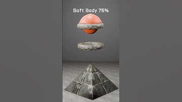 0% vs 100% 3D Soft Body Simulation #satisfying