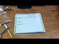 How to Decorate Notebook Cover Page ✨ Simple Leafy Border Art🌿