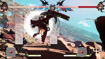 Guilty Gears Strive open beta sol Badguy combos Basi - easy read damage scale
