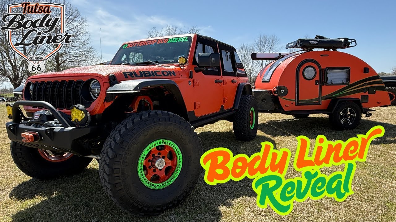 Jeep and Rv Body Liner Makeover Reveal by Tulsa Body Liner