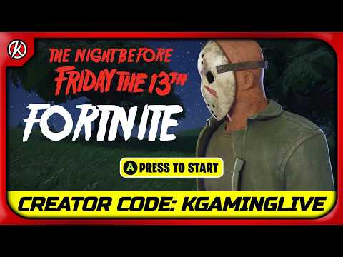 🔴 FORTNITE /-/ THE NIGHT BEFORE FRIDAY THE 13TH /-/ ROAD TO 5K SUBS #epicpartner thumbnail