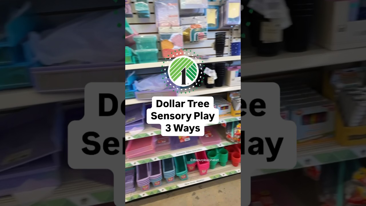 Создание сенсорных контейнеров из долларового дерева: 3 способа #сенсорнаяигра #сенсорныезанятия ...