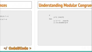 L09 : Modular Arithmetic Part 1 | Number Theory | Code official