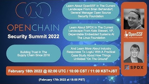 OpenChain Security Summit 2022