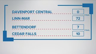 A quick peek at big Week 8 Iowa Quad Cities high school football scores