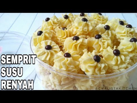 RESEP KUE SEMPRIT SUSU SUPER RENYAH CUMA 3 BAHAN