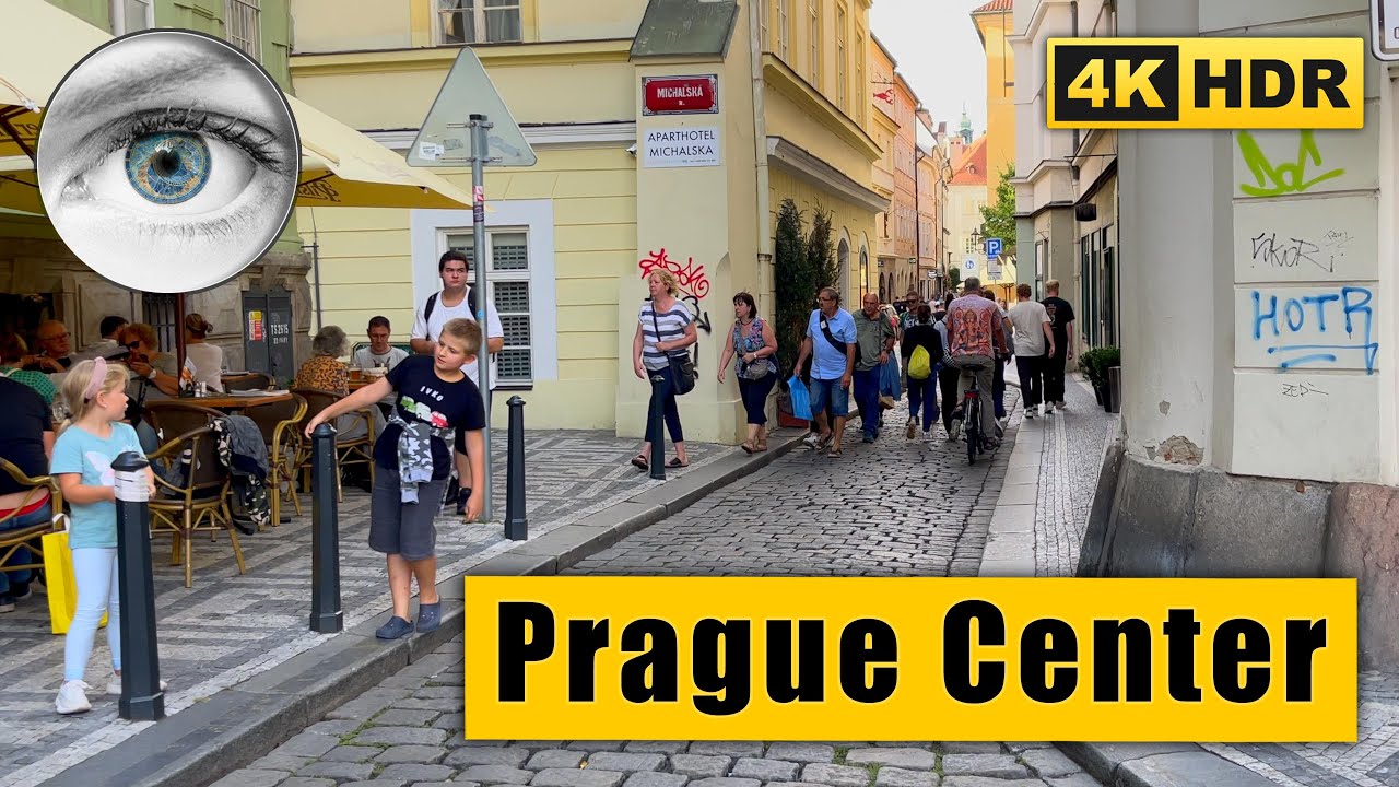 Prague Center Walking Tour at the end of the day 🇨🇿 Сzech