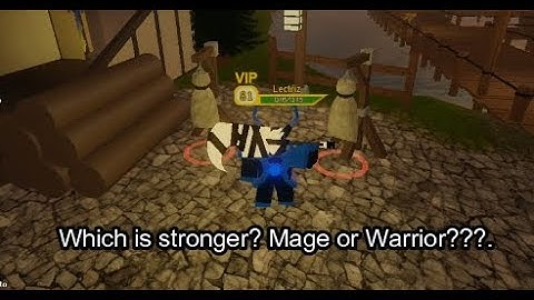 Roblox Dungeon Quest Mage Vs Warrior