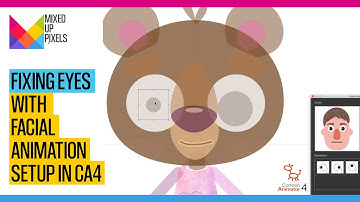 Fixing eyes with facial animation setup in CA4