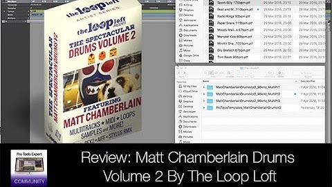 Review - Matt Chamberlain Drums Volume 2 With Pro Tools Session Files By The Loop Loft