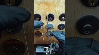 My wonder "lock" wall  (homebrew snap-gun)     #locksport #lockpicking