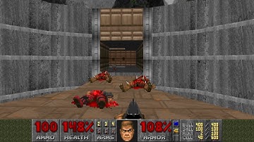 The Ultimate Doom - Episode 1 Floor 3 (100% monsters and secrets)