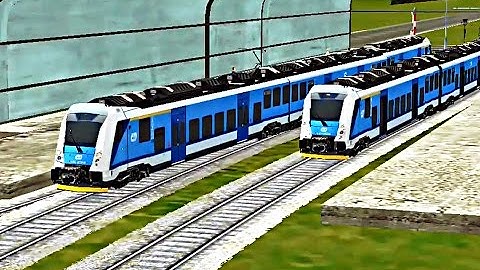 Train Sim - Airport Using Regio Panther Skoda 7Ev - Simulasi Kereta Api (Android Game)