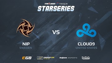 [EN] NiP vs Cloud9,  map 1 dust2, SL i-League StarSeries S2 Finals