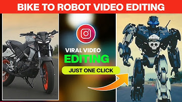 Bike To Robot Trending Video Editing 100% Viral Ai Transformation 😳🔥 Bike Robot Edit