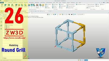 ZW3D Modeling Box Frame Tutorial For Beginner