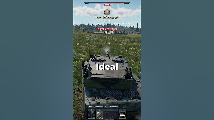 The Leopard 2A4 Medium Tank (War Thunder)