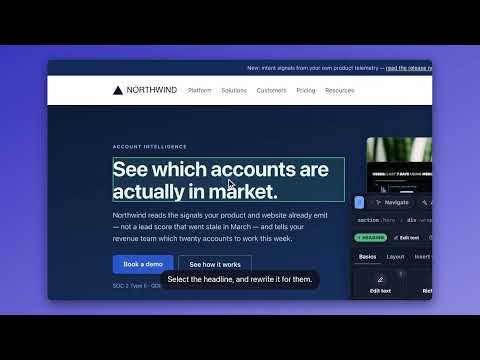6sense: personalize for the company behind the visit — Personyze tutorial