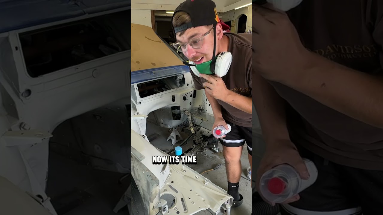 Можно ли покрасить моторный отсек за 150 долларов?!