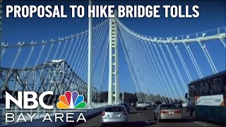 Bay Area bridge toll hikes proposed as public transportation struggles