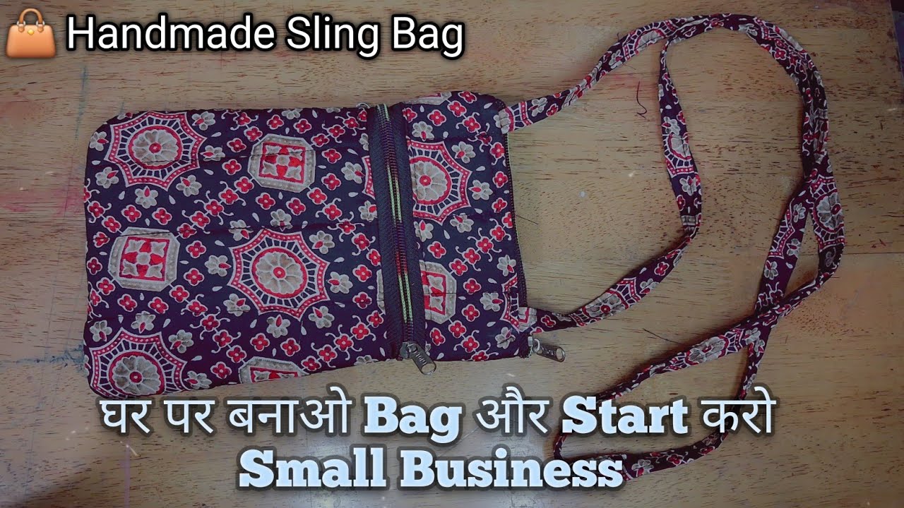 Easy Fabric Sling Mobile Bag | Handmade Crossbody Bag | Simple swing idea। PrittyHunarjr