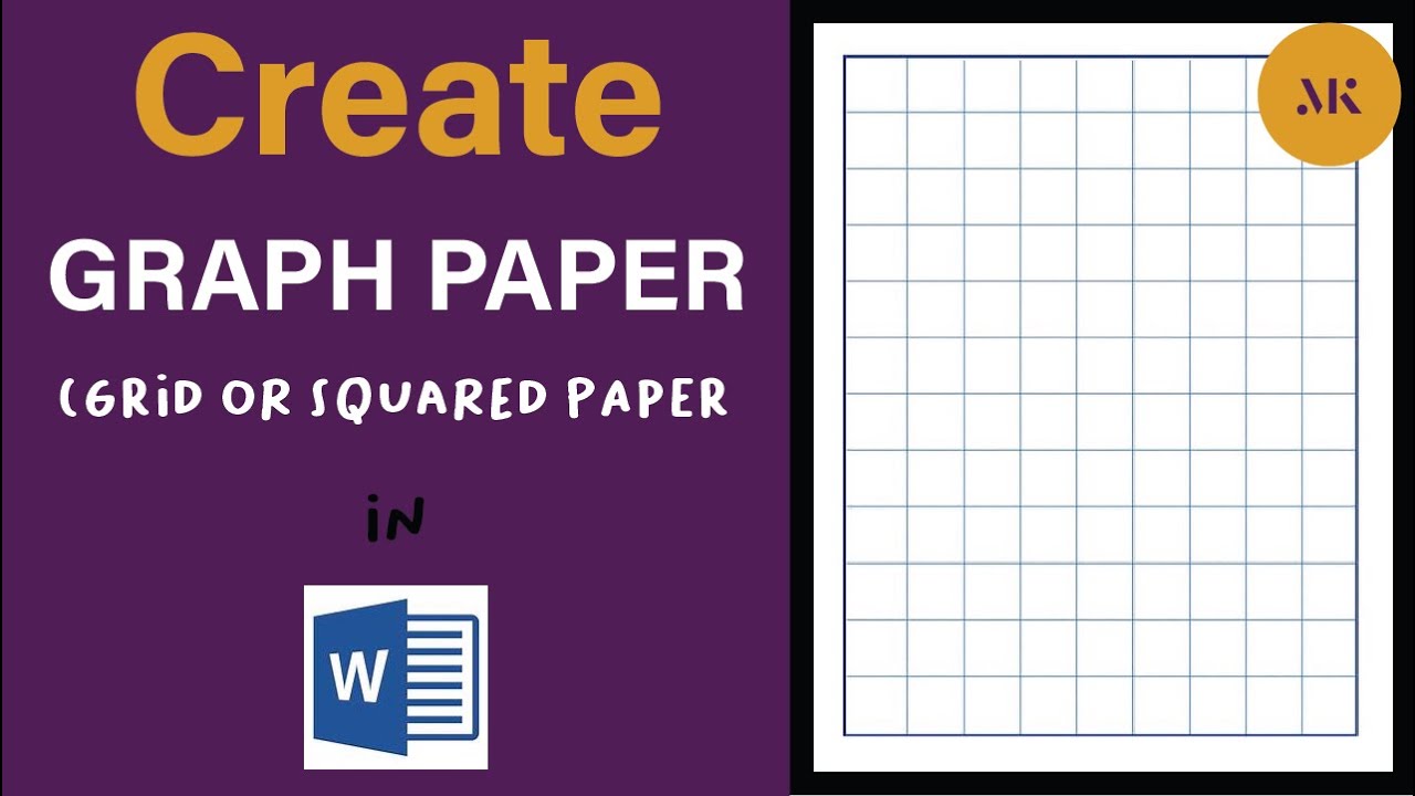 Can You Make Graph Paper In Word