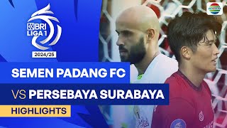 Semen Padang FC VS Persebaya Surabaya - Highlights | BRI Liga 1 2024/25