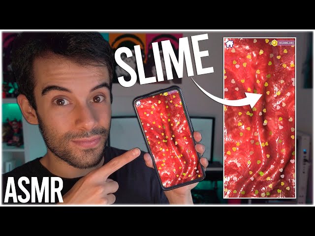 ASMR | I MAKE VERY RELAXING AND REAL SLIME ON MY MOBILE 😮 | SUPER SLIME SIMULATOR | ASMR GAMES