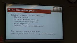 2022-23 Budget Public Hearing - May 3, 2022