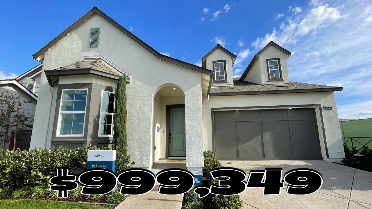 NEW HOMES IN TRACY CALIFORNIA 35 BEDS 25 BATHS MODEL HOUSE TOUR YouTube