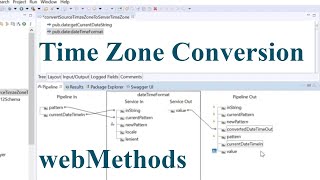 Convert Date Time to Server TimeZone | Software AG webMethods screenshot 3