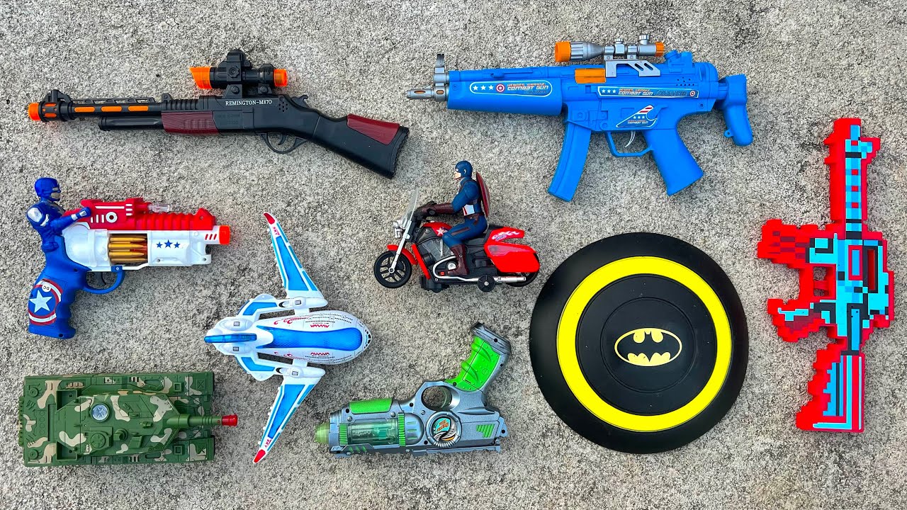 Spider-Man Gun, Gear Lights Gun, minecraft ak47, Sniper, NERF Gun, M16, Mp5 dan Electric toy gun