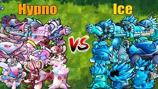 PVZ 1 Fusion 3.6 Challenge!! Team Hypno VS Team Ice VS 300 Zombie Random - Who Will Win?