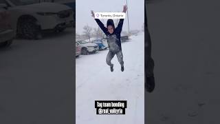 Why Is She Doing Burpees In The Snow 😭